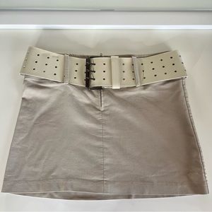 XOXO Belted Mini Skirt